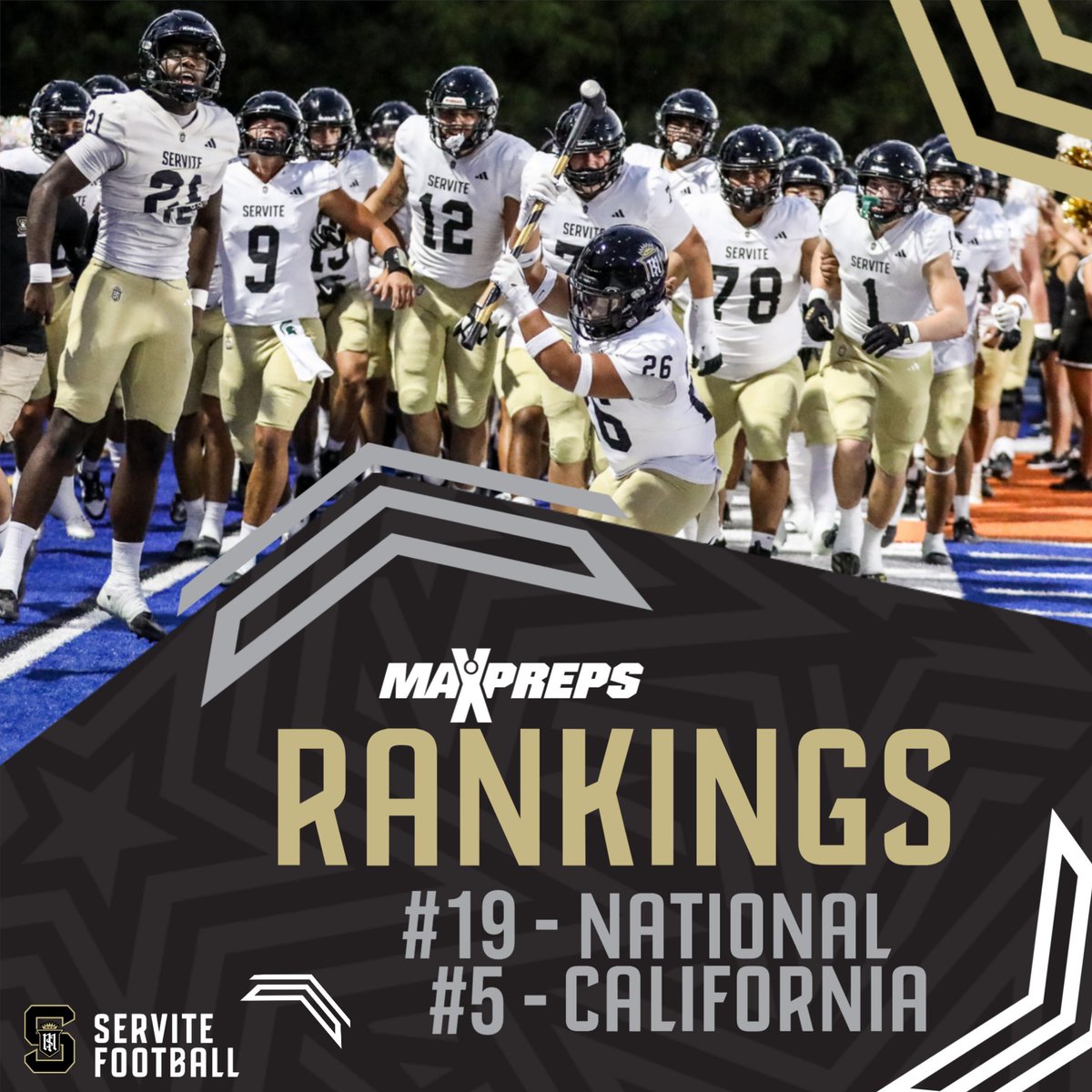 Servite Football tweet media