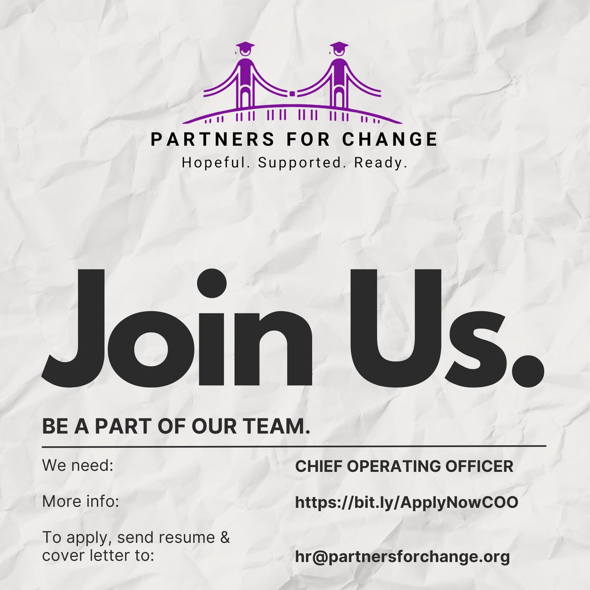 Partners for Change tweet media