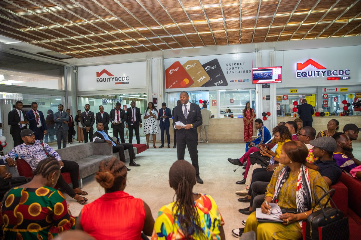 CelestinMukeba's tweet image. Revivez en images la première journée de la semaine du client chez @equitybankcongo
J'ai effectué une tournée dans nos agences afin de vous accueillir et de vous remercier personnellement pour votre fidélité.
#Equitybcdc #CustomerWeek #aboveandbeyond