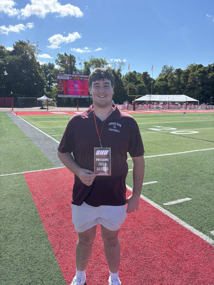 Logan Crouch (@logancrouch_56) on Twitter photo I had a great time attending @SHU__Football’s win on Saturday. I appreciate all the hospitality from the coaching staff, and can’t wait to be back!
<a href="/CoachKennedy17/">Michael Kennedy Jr</a> 
<a href="/BroadRunFB/">Broad Run Football</a> 
<a href="/CoachBarnisky/">Coach Barnisky</a> I had a great time attending @SHU__Football’s win on Saturday. I appreciate all the hospitality from the coaching staff, and can’t wait to be back!
<a href="/CoachKennedy17/">Michael Kennedy Jr</a> 
<a href="/BroadRunFB/">Broad Run Football</a> 
<a href="/CoachBarnisky/">Coach Barnisky</a>