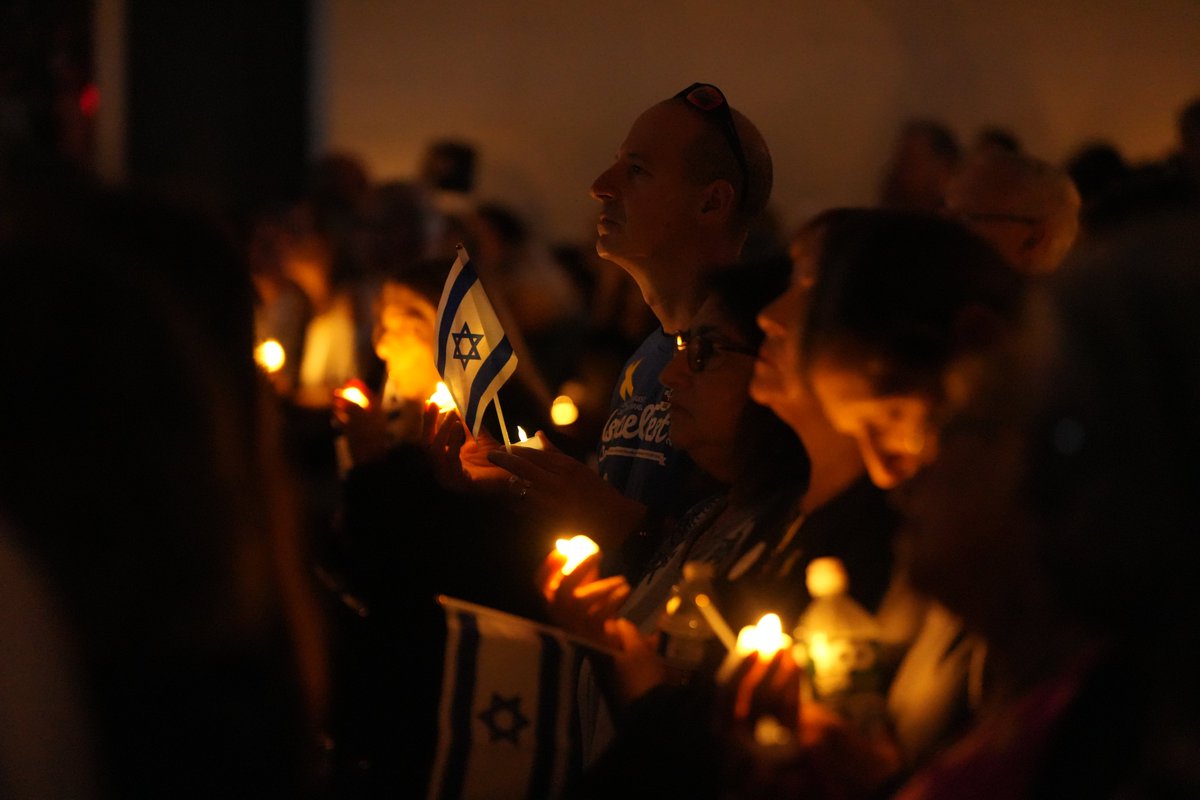 Today, I gathered with Jewish and non-Jewish community leaders alike to mark the one-year anniversary of the October 7 terrorist attack against Isreal. Let us not forget that there are still hostages awaiting release and we must keep their names alive, and we pray for peace.