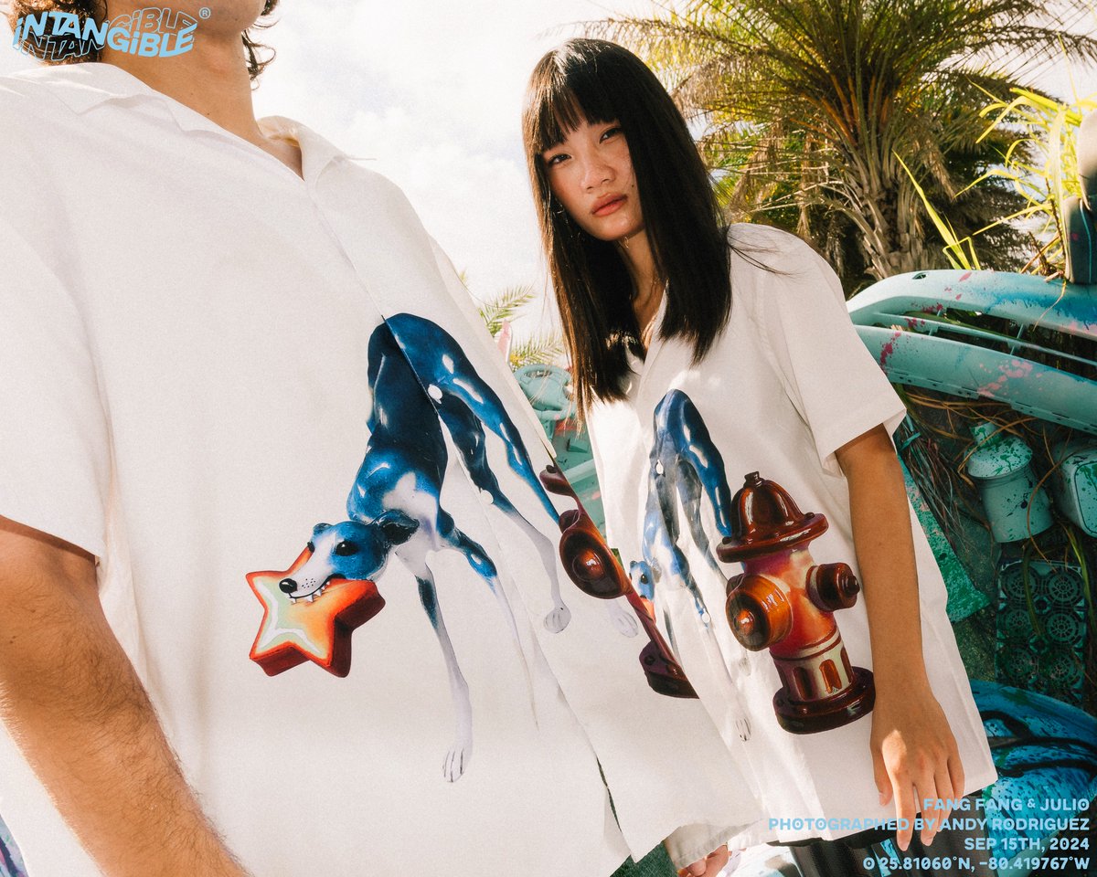 intangibleus's tweet photo. “DOG DAZE” BUTTON UP AVAILABLE NEXT WEEK 🫂 https://t.co/6qApP7oAhL