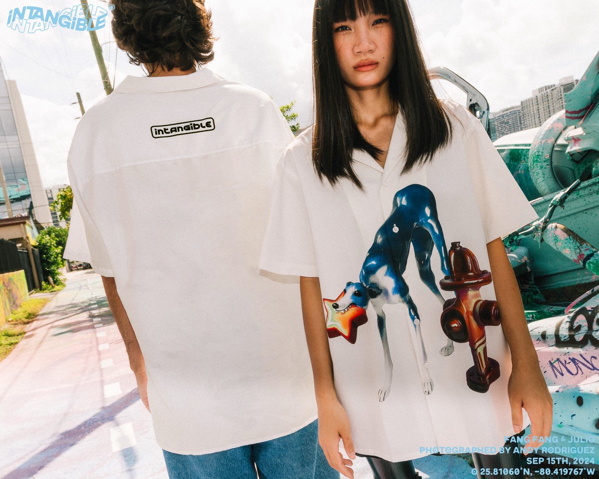 intangibleus's tweet photo. “DOG DAZE” BUTTON UP AVAILABLE NEXT WEEK 🫂 https://t.co/6qApP7oAhL