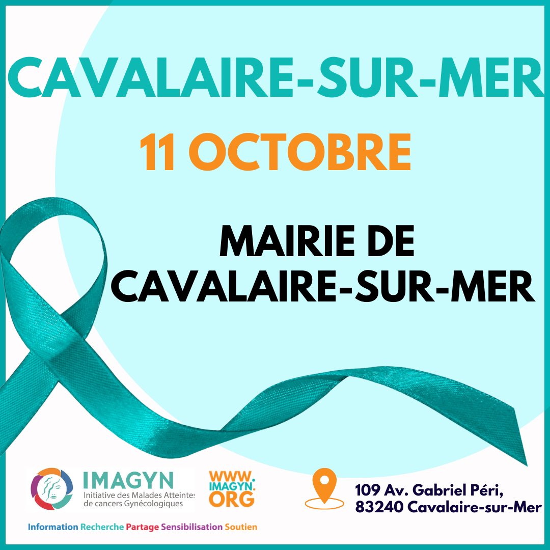 A vos agendas ! #septembreturquoise 💙 Mois de sensibilisation et d’information sur les cancers gynécologiques : prévention, dépistage, accompagnement dans la maladie.
