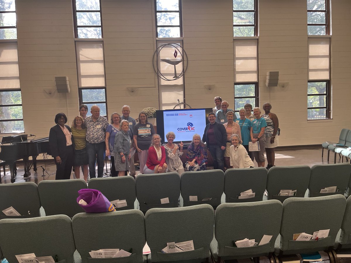 CoverSC_'s tweet photo. Thanks to the Columbia Unitarian Universalist Congregation for inviting us to come by and talk about Cover SC over the weekend! https://t.co/FMgmAopefG