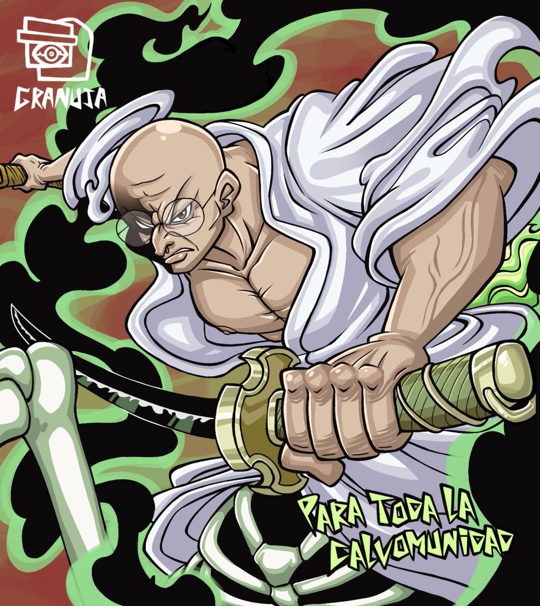 katanadelsensei's tweet image. Oye esto es increíble, de verdad.

¡¡¡Tercer ilustrador que nos hace una dedicatoria a la Calvomunidad!!!

¡¡Gracias @GranujaStARTman por este detallazo!!
Un dibujazo del pana calvakama supremo Ethanbaron, me encanta.