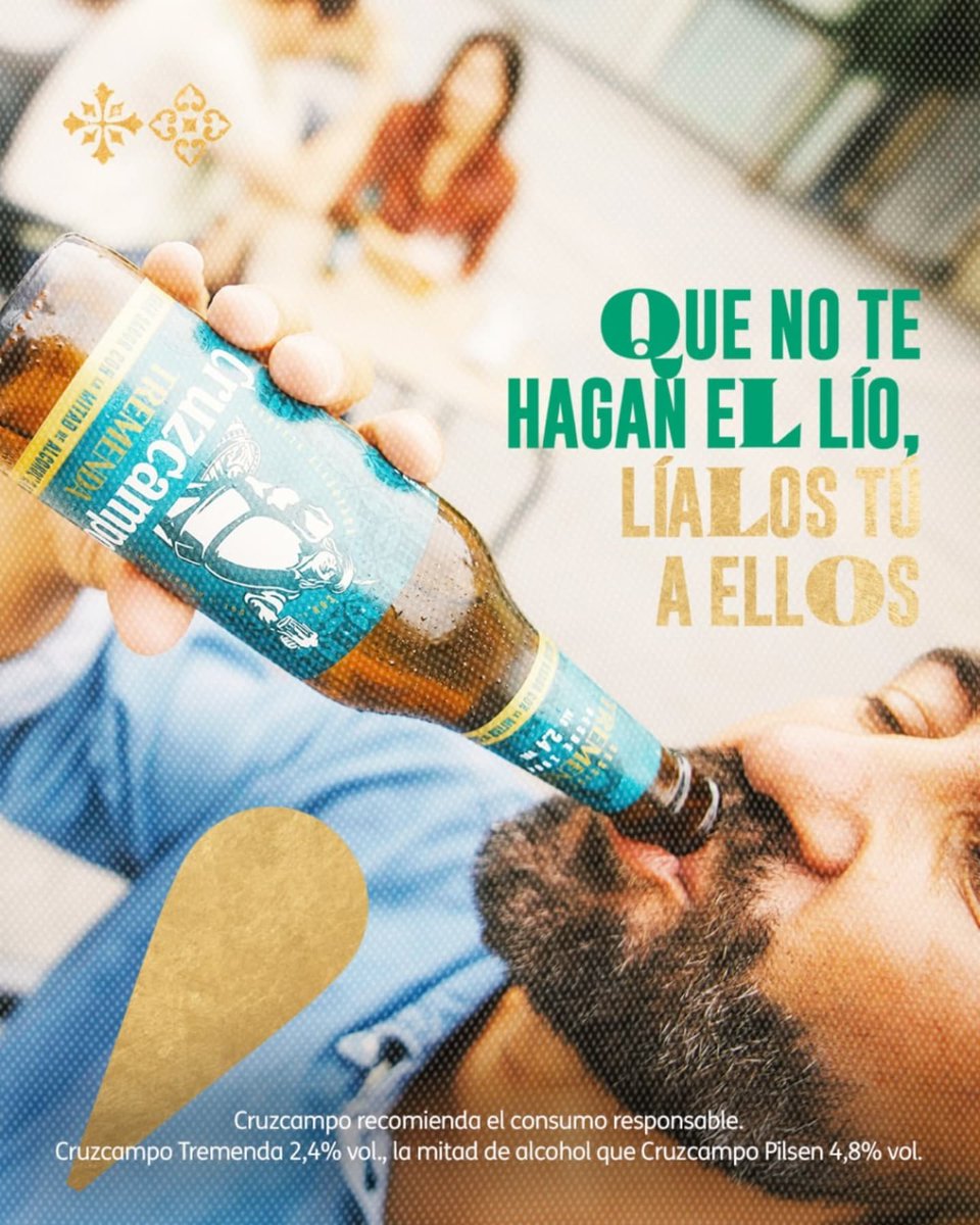 Con #CruzcampoTremenda, ¡el lío está hecho!.

Disponible en nuestros almacenes
☎️ 955 684 896