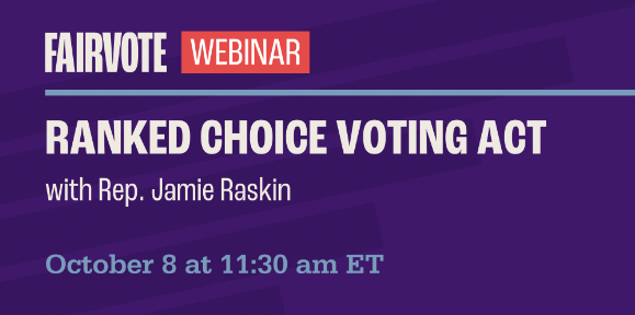Rank the Vote (@rankthevoteusa) on Twitter photo TOMORROW: #RankedChoiceVoting Act webinar with U.S. Representative <a href="/RepRaskin/">Rep. Jamie Raskin</a> 🗳️
Join us with @FairVote and <a href="/RepresentWomen/">RepresentWomen</a> to discuss the Ranked Choice Voting Act, the progress of #RCV nationwide, and how you can join the movement.
Register 👉 us06web.zoom.us/meeting/regist… TOMORROW: #RankedChoiceVoting Act webinar with U.S. Representative <a href="/RepRaskin/">Rep. Jamie Raskin</a> 🗳️
Join us with @FairVote and <a href="/RepresentWomen/">RepresentWomen</a> to discuss the Ranked Choice Voting Act, the progress of #RCV nationwide, and how you can join the movement.
Register 👉 us06web.zoom.us/meeting/regist…