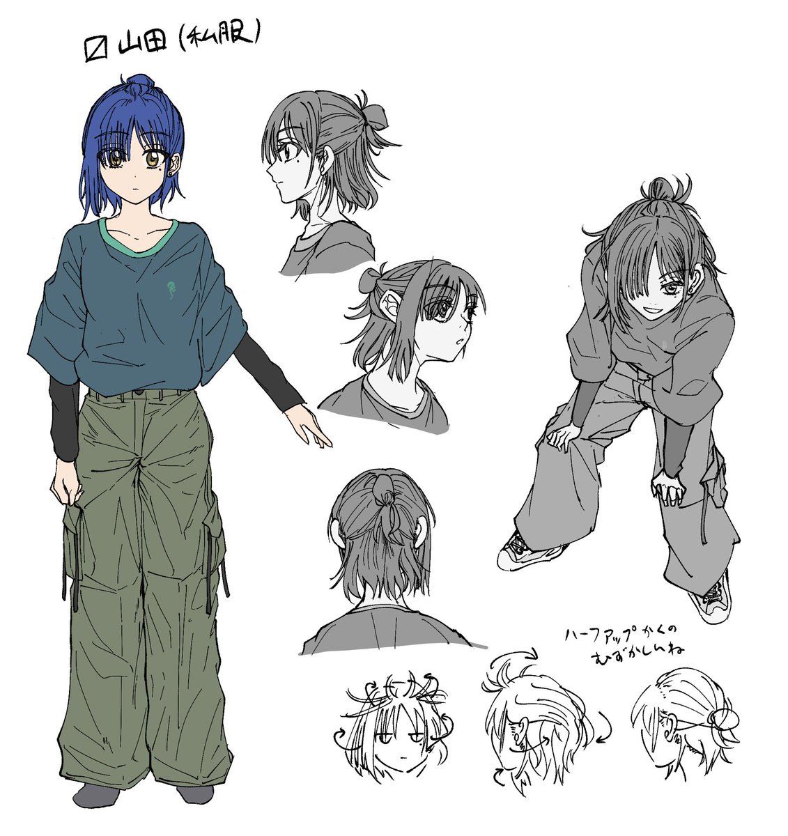 マジで載せる絵がないので原稿の設定画を載せます 