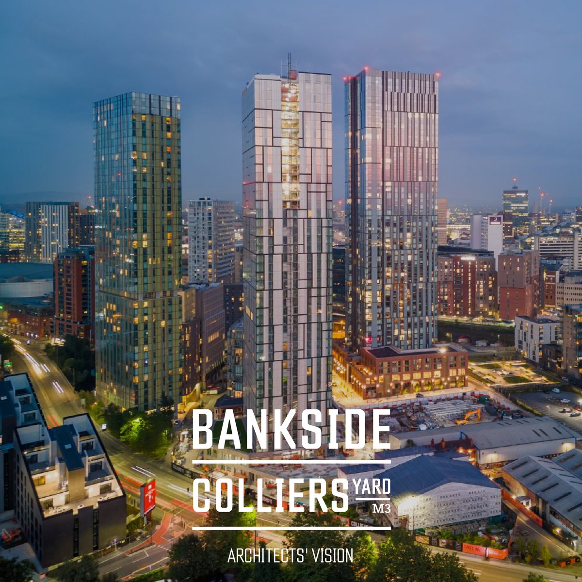 Colliers Yard (@colliersyard) on Twitter photo Bankside at Colliers Yard boasts a striking architectural design, featuring a tall, slender residential tower with a glazed façade that beautifully complements the solid, detailed brick podium below.
Designed by the internationally-renowned architects <a href="/dcm_uk/">DentonCorkerMarshall</a>, known for their Bankside at Colliers Yard boasts a striking architectural design, featuring a tall, slender residential tower with a glazed façade that beautifully complements the solid, detailed brick podium below.
Designed by the internationally-renowned architects <a href="/dcm_uk/">DentonCorkerMarshall</a>, known for their