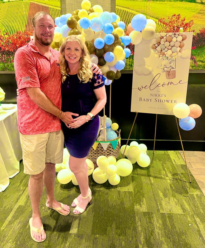 Nikster409's tweet image. Beyond blessed that Baby Parker already has a ton of aunties!!!!
When we say #UCFamily we mean it!! 💙💙💙
Amazing time at our baby shower yesterday. Thank you all SO MUCH for lovin’ on our little Peanut! 💙💙 #Babyboom #5weekstogo #ucftwittermafia