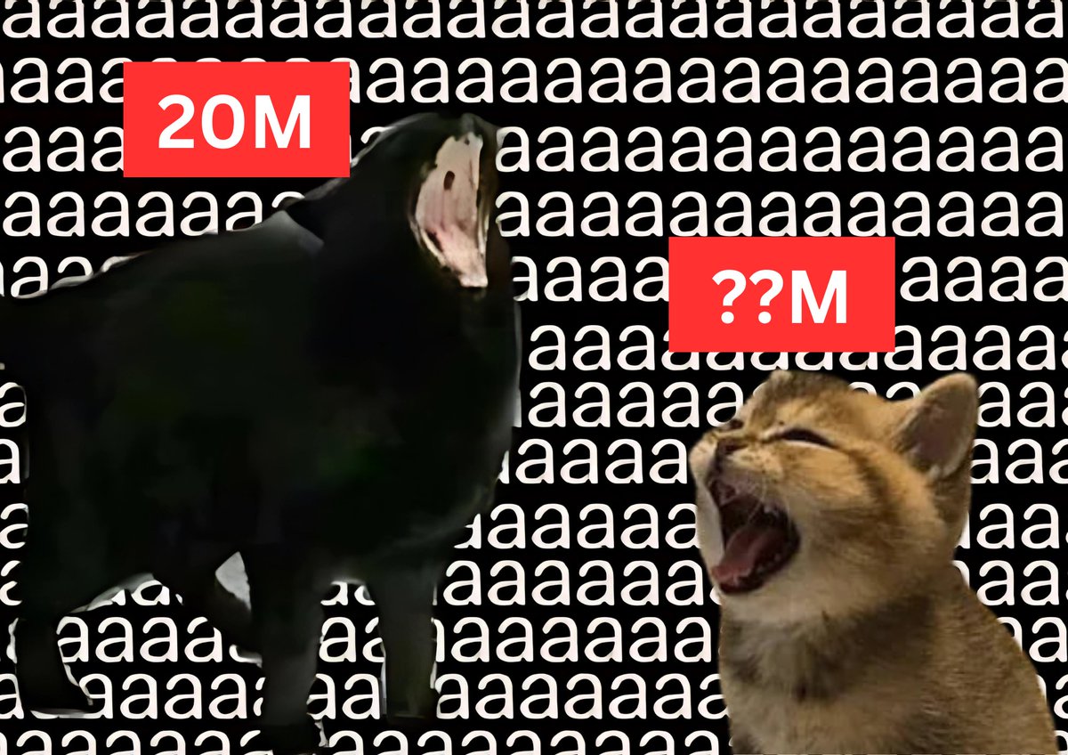AAAKitten1's tweet photo. $AAACAT hit 20m , $AAAK ??? M 🐈

#SuiNetwork 💧💦 https://t.co/gYa5HneIF8