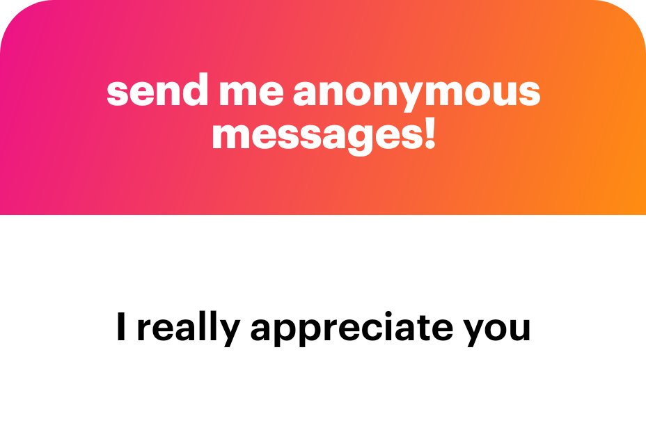 "Thanks whoever you are! I appreciate your appreciation!"