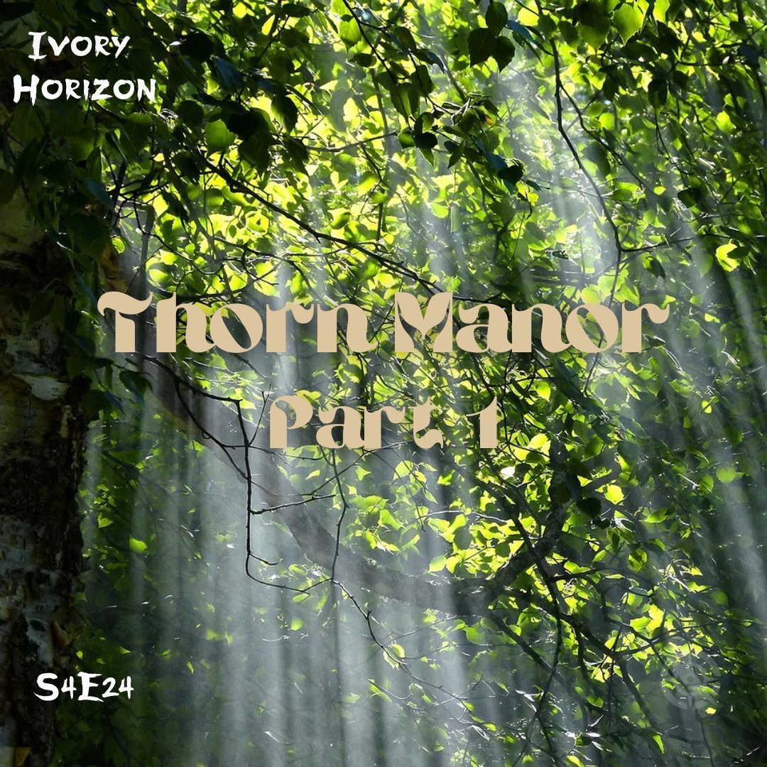 #NewEpisodeMonday Today the #ivoryhorizon crew is BACK! They resolve the last few threads of the New Moon Celebration, then after a brief stop home, learn about some happenings at Thorn Manor in the Western Woods. Adventures are always on the horizon! #guaranteedadventures #ttrpg