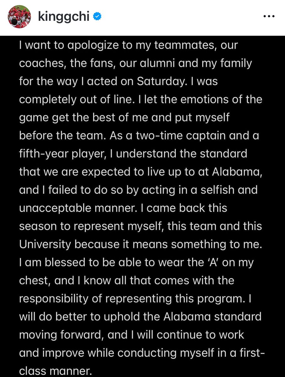 NextRoundLive's tweet image. Malachi Moore has issued an apology for his actions vs Vanderbilt on Instagram: