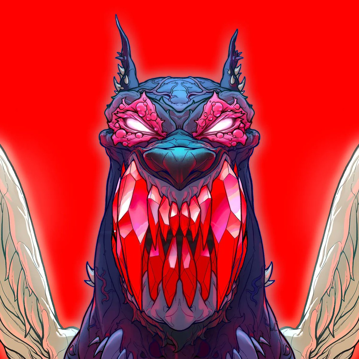 potpate's tweet photo. @MHFactions @novel_labs @mutant_cartel @MutantHounds @MH_Inscriptions @Serumcity @serum_dao Gm MHF &amp; Happy Mutant Monday 🫡
Tooth Trinity🖐️!howl https://t.co/MwXF8vfUlY