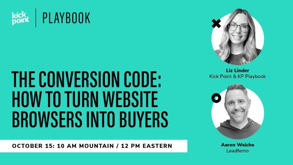 KP Playbook | GA4 Mastery Starts Here (@kp_playbook) on Twitter photo 🚨 Don’t miss our next LinkedIn Live: The Conversion Code with <a href="/AaronWeiche/">Aaron Weiche</a>! Learn how to turn website browsers into loyal customers.
Sign up now: buff.ly/3ztuDZA
📅 Can’t attend? We’ll send you the full recording & recap!
#ConversionOptimization #LeadManagement 🚨 Don’t miss our next LinkedIn Live: The Conversion Code with <a href="/AaronWeiche/">Aaron Weiche</a>! Learn how to turn website browsers into loyal customers.
Sign up now: buff.ly/3ztuDZA
📅 Can’t attend? We’ll send you the full recording & recap!
#ConversionOptimization #LeadManagement