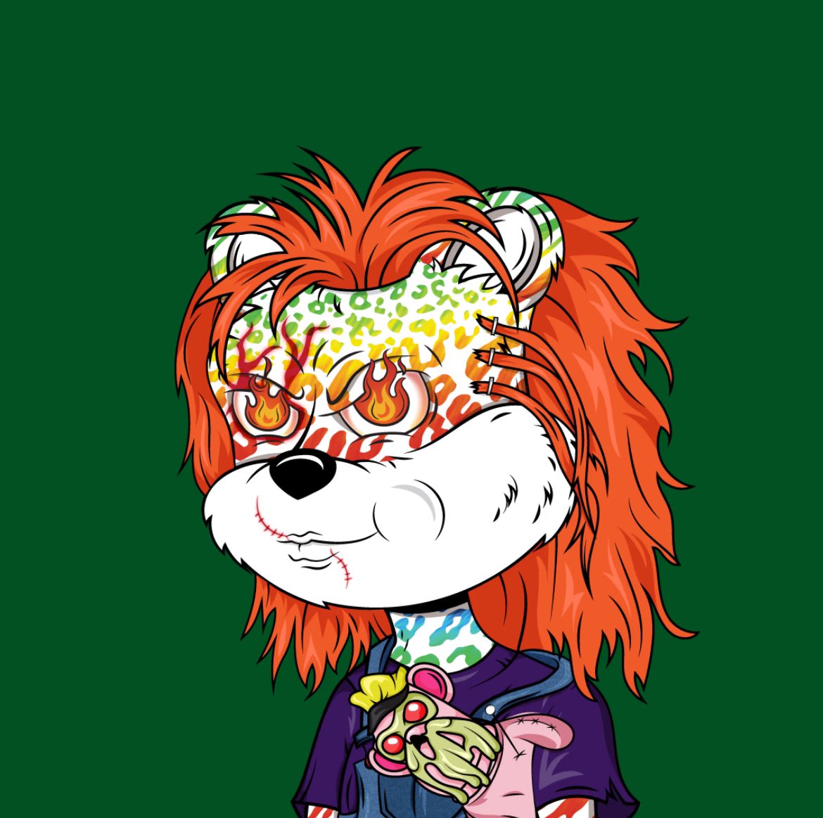 #Quokktober 7th
Today we feature <a href="/TribeQuokka/">Tribe Quokka</a> Legend of #HorrorMovies #Chuckie and his 1 of 1 TQ Legendary Kid. Both co-owned by two genuine Tribe N Trues <a href="/Quokka_doodle_d/">doodle</a> and <a href="/Quokka_Mole/">Molè🥑</a>. Note the <a href="/Mutant_Mal/">Mutant Mal</a> Voodoo Doll proudly carried by Chuckie Jr! Amazing work <a href="/Bro_ba_Fett/">BЯӨBΛ FΣƬƬ</a>