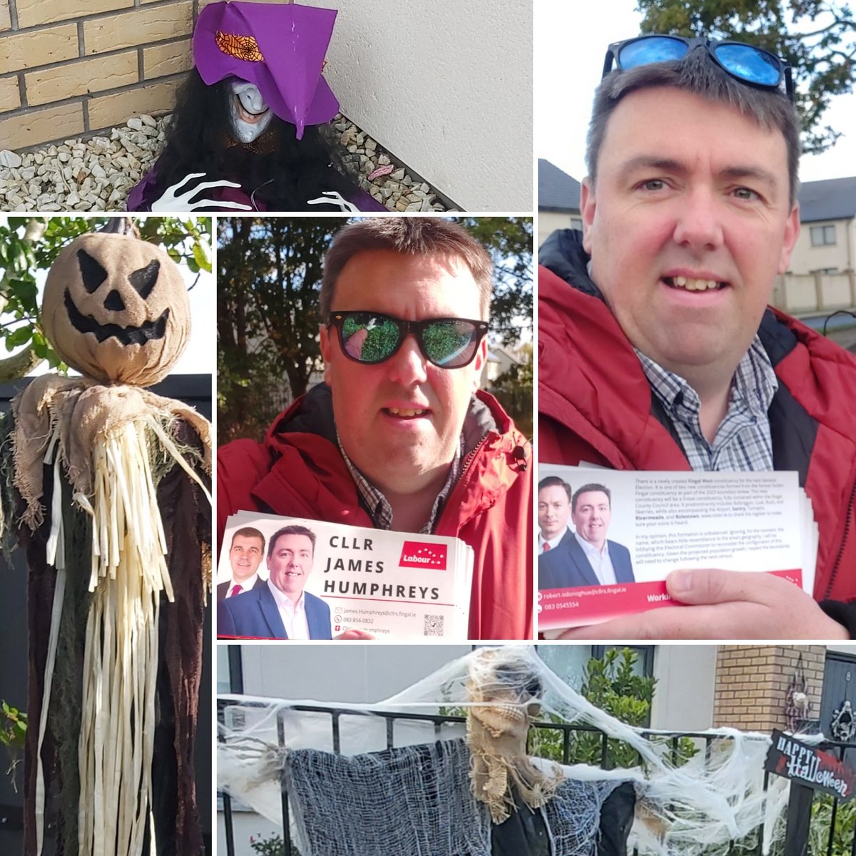 humphreys's tweet photo. Out and about in #FingalEast &amp; #FingalWest chatting to residents and all are curious if it will be more that ghosts and ghouls knocking on their door this #Halloween 

Assured them I won't be one of them, #LE29 😃

When will #GE24 be? https://t.co/wmLlb2umqO