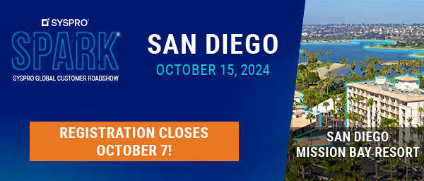 SYSPROAmericas's tweet image. #SYSPROspark San Diego reg closes TODAY! Secure your free pass now: hubs.ly/Q02SmJnB0
Get ready for:
✨SYSPRO updates: Innovations &amp;amp; 2025 sneak peeks!
✨Customer success stories
✨ Industry insights: #GenerativeAI in #manufacturing
✨ Show discounts &amp;amp; giveaways!