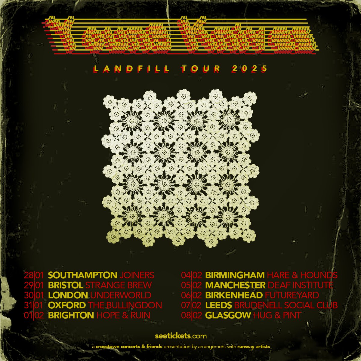 We are touring in the new year. To support the new record LANDFILL we are doing a few intimate UK shows. We are just really excited to be leaving the house . Tickets go on sale Friday 10.am. Love Henry and House.
seetickets.com/tour/young-kni…
