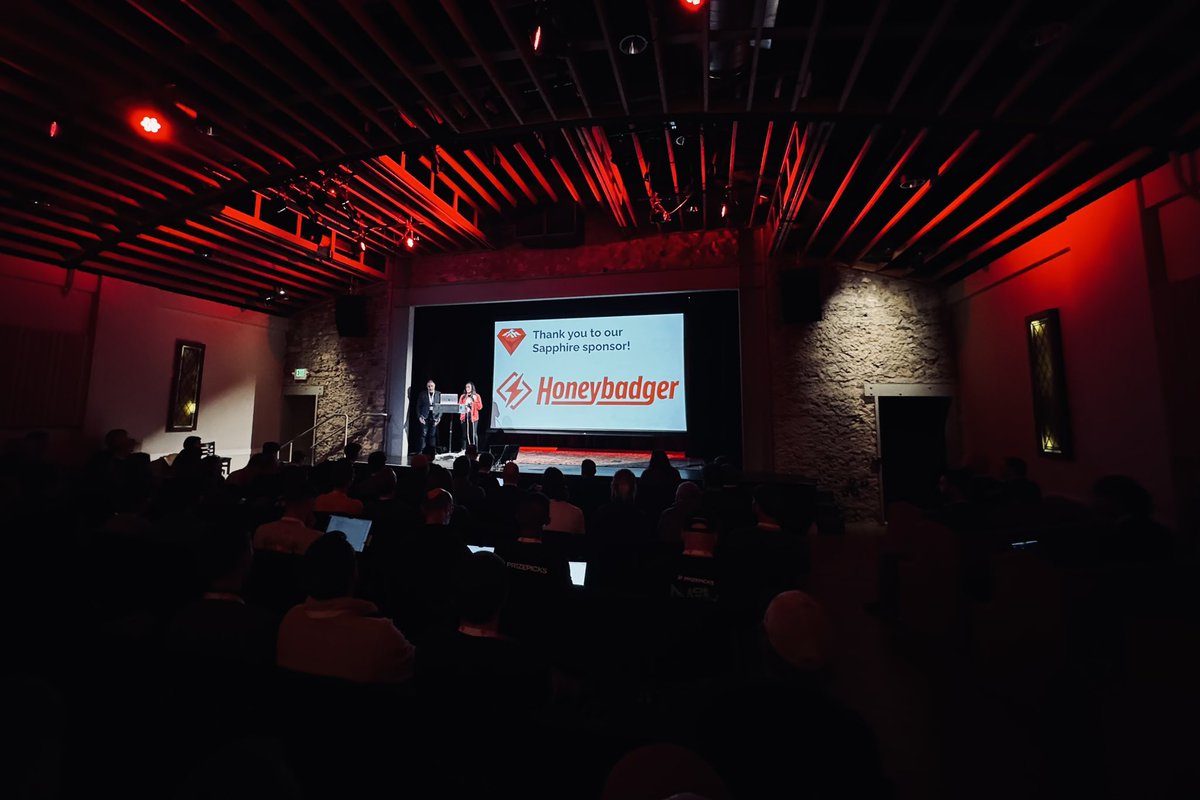 honeybadgerapp's tweet image. Rocky Mountain Ruby day 1 is kicking off at eTown Hall in Boulder, Colorado. So many Ruby devs!
#RockyMountainRuby #RubyCommunity @rockymtnruby