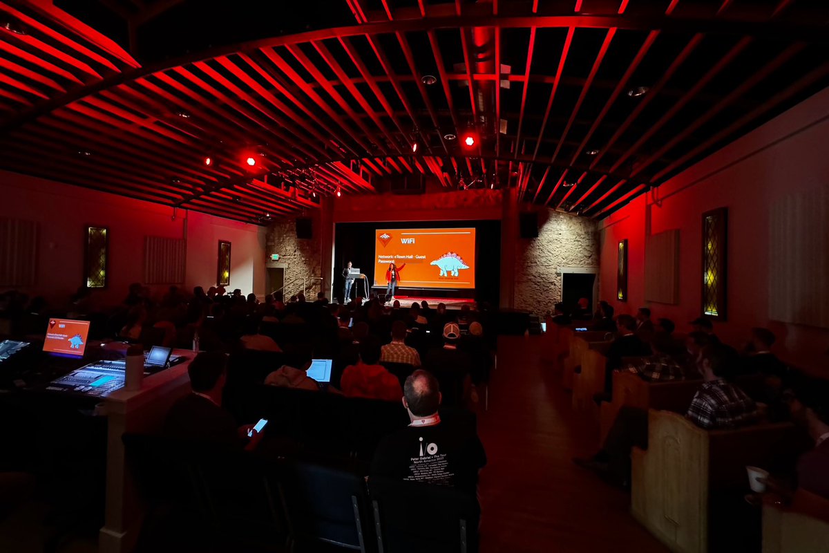 honeybadgerapp's tweet image. Rocky Mountain Ruby day 1 is kicking off at eTown Hall in Boulder, Colorado. So many Ruby devs!
#RockyMountainRuby #RubyCommunity @rockymtnruby