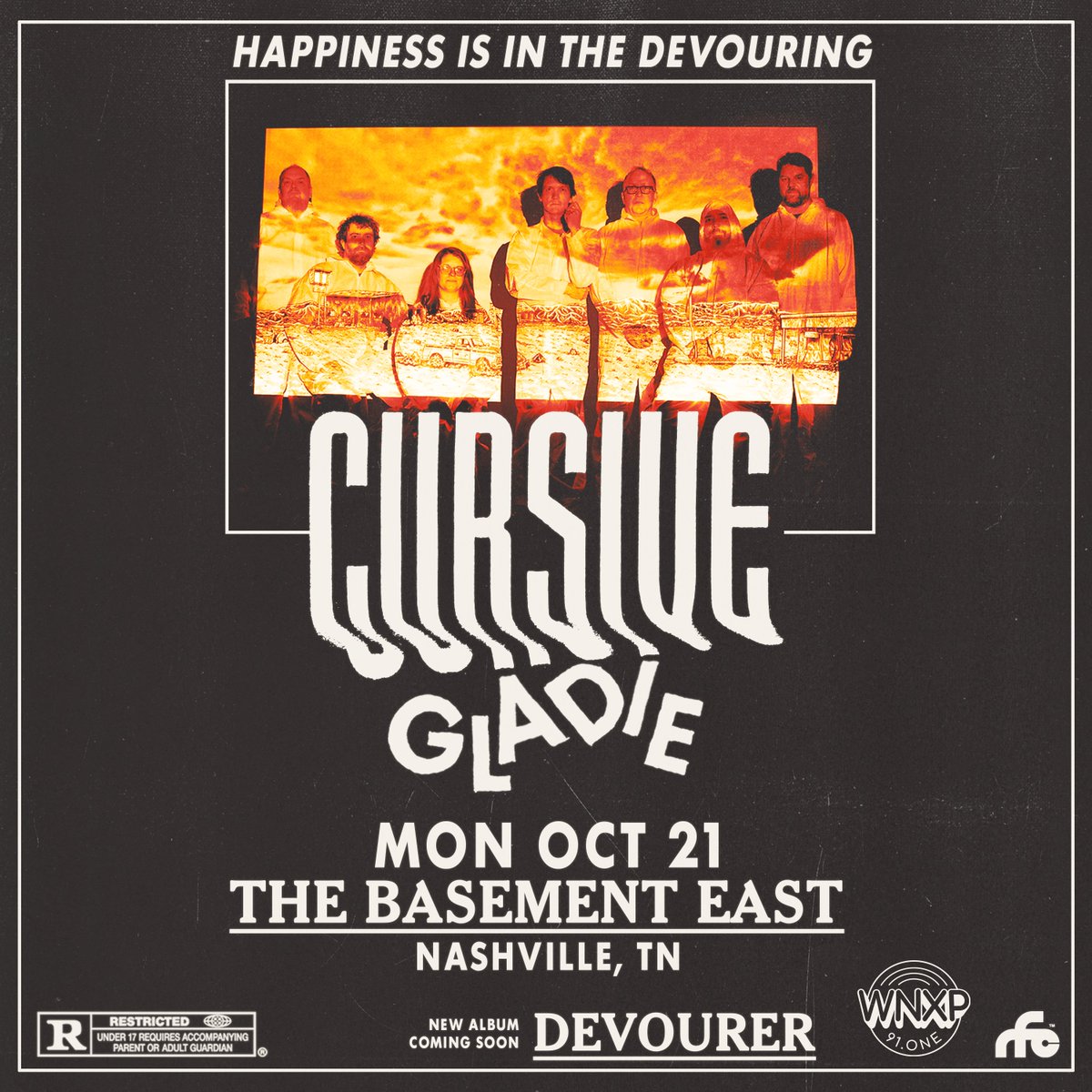 WNXP Nashville (@wnxpnashville) on Twitter photo 2 weeks from today, <a href="/CursiveTheBand/">Cursive</a> hits the stage at <a href="/BasementEast/">The Basement East</a> in support of their new album 'Devourer,' presented by WNXP! <a href="/Glad_eee/">๐ด๐น๐ฎ๐ฑ๐ถ๐ฒ</a> will be opening the show. Enter to win tickets here: wnxp.org/wnxp-presents-โฆ 2 weeks from today, <a href="/CursiveTheBand/">Cursive</a> hits the stage at <a href="/BasementEast/">The Basement East</a> in support of their new album 'Devourer,' presented by WNXP! <a href="/Glad_eee/">๐ด๐น๐ฎ๐ฑ๐ถ๐ฒ</a> will be opening the show. Enter to win tickets here: wnxp.org/wnxp-presents-โฆ