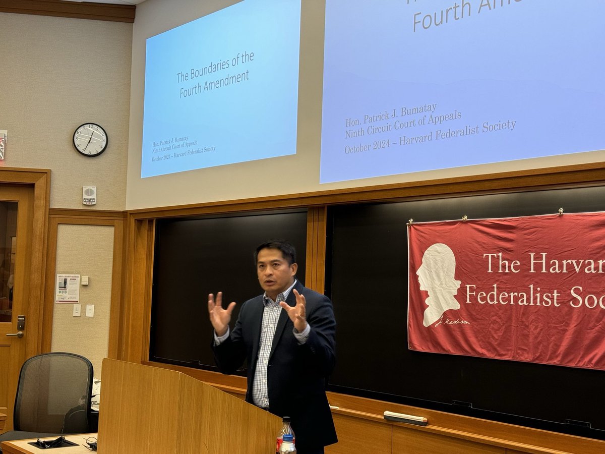 Harvard Federalist Society tweet media