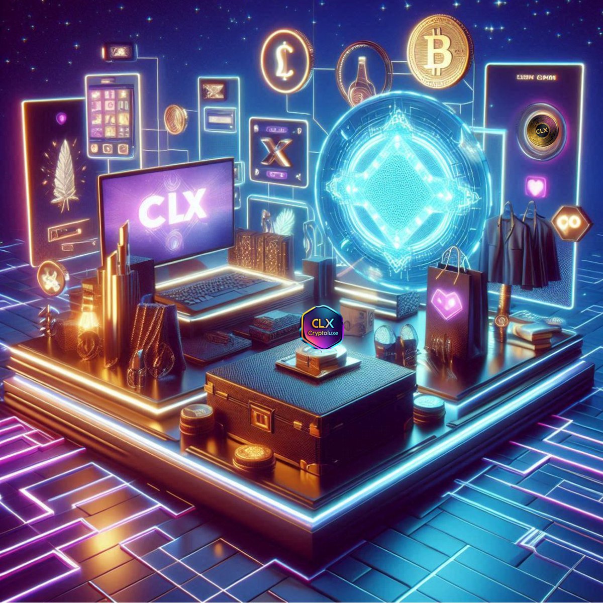 Cryptoluxe Token tweet media
