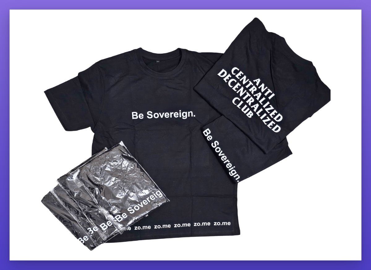 Time to celebrate Zo-vereignty ❤️ 30 Days x 30 Zo-vereigns!

We are launching the #ZovereignStreak - A month-long campaign to give some love back to our community.

Win some merch everyday by supporting Sovereignty and DeAI 🎁

To participate:
1️⃣ Follow <a href="/joinzo/">Zo | zo.me</a>
2️⃣ Like &amp; RT our