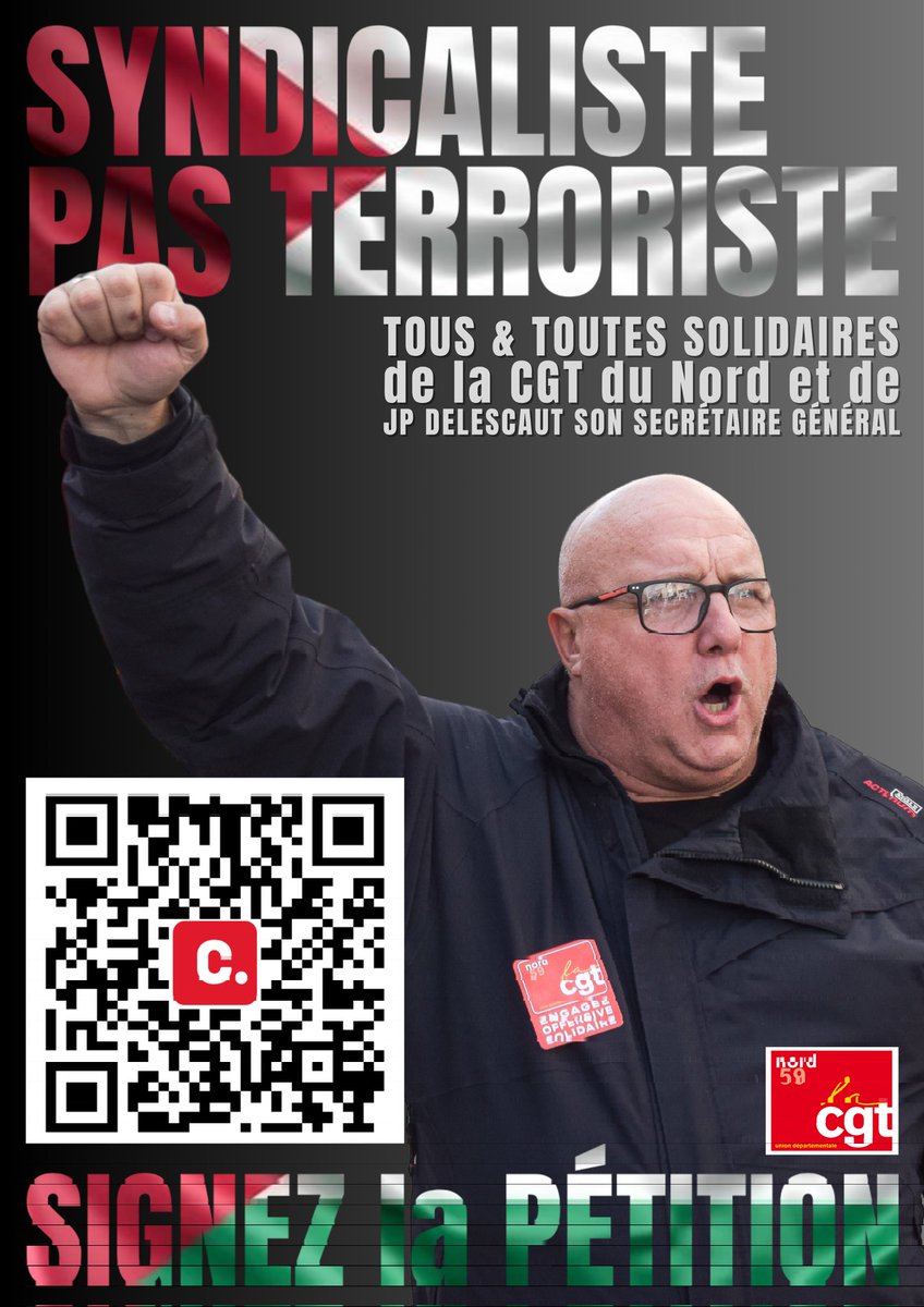 Tous et toutes concernés "𝐓𝐨𝐮𝐬 𝐬𝐨𝐥𝐢𝐝𝐚𝐢𝐫𝐞𝐬 𝐝𝐞 𝐥𝐚 𝐂𝐆𝐓 𝐍𝐨𝐫𝐝 𝐞𝐭 𝐝𝐞 𝐬𝐨𝐧 𝐒𝐞𝐜𝐫𝐞́𝐭𝐚𝐢𝐫𝐞 𝐆𝐞́𝐧𝐞́𝐫𝐚𝐥"
Et toujours la pétition à signer, à faire signer et à partager ⤵
chng.it/DLJkvXmVmz