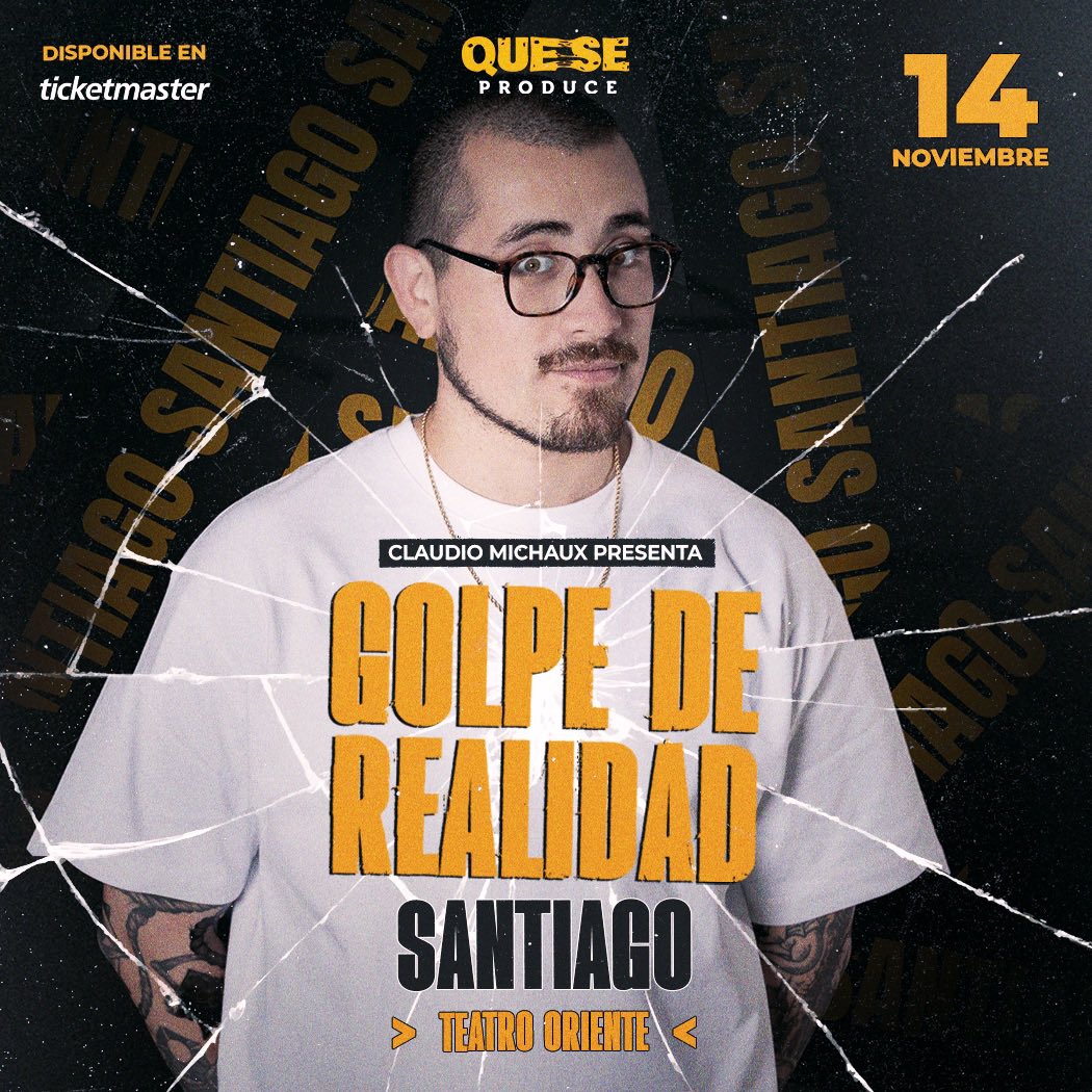 YA CTM! TEATRO ORIENTE, QUE TANTA WEA! 🥊 

Nos vemos 14 Noviembre! 🤘🏼