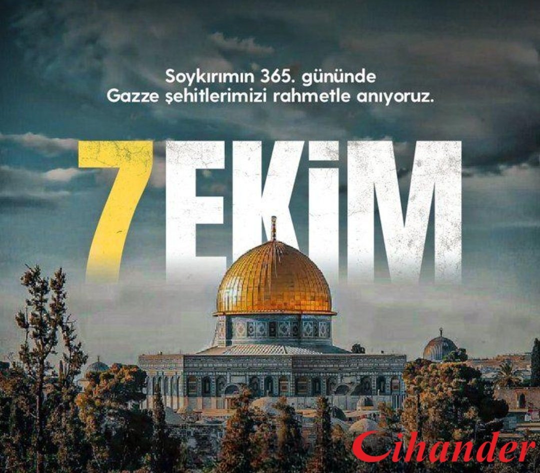#Soykırımın365Günü
7 Ekim’in üzerinden tam bir yıl geçti. Soykırıma karşı #FilistinİçinÖzgürlük diyor, #İslâmınZaferi'nin çok yakın olduğuna inanıyoruz.
<a href="/hayratvakfi/">Hayrât Vakfı</a>