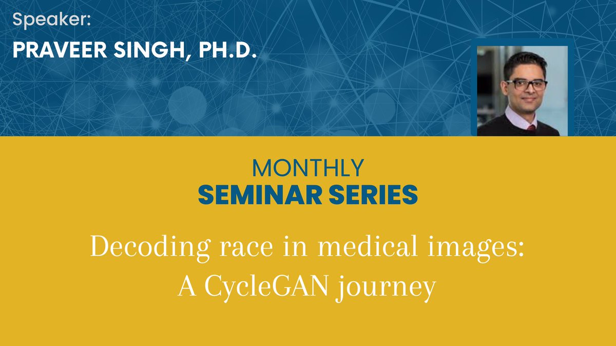 NIBIB (@nibibgov) on Twitter photo Tune in to the <a href="/MIDRC_/">The Medical Imaging and Data Resource Center</a> seminar on Oct. 15 to hear from <a href="/praveersingh90/">Praveer Singh</a> about AI in medical imaging. Register here: us06web.zoom.us/webinar/regist… Tune in to the <a href="/MIDRC_/">The Medical Imaging and Data Resource Center</a> seminar on Oct. 15 to hear from <a href="/praveersingh90/">Praveer Singh</a> about AI in medical imaging. Register here: us06web.zoom.us/webinar/regist…