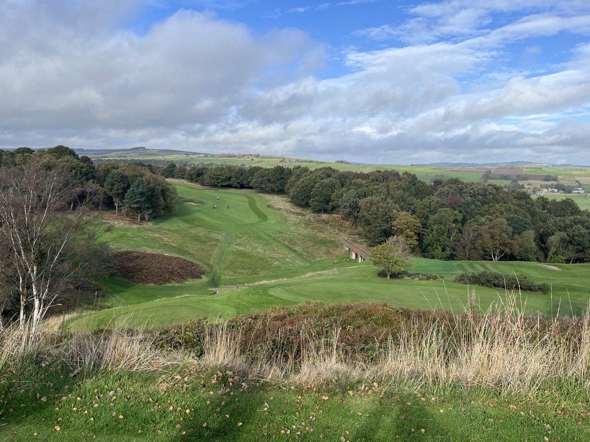 Playing here today what a pleasure greens are mint #Hallamshire