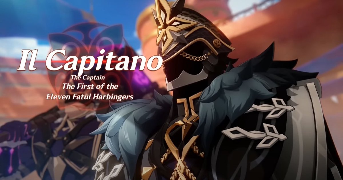 I don't care what anyone says. Today is an absolute W.

With the info we got, we know for sure Capitano is keeping the damn helmet on. 

VICTORY⚔️BIG W for Capitano Nation!