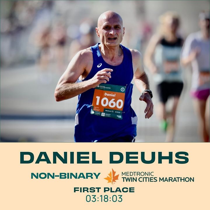 tcmarathon's tweet photo. Our first place Medtronic Twin Cities Marathon Finishers 🥇

Shadrack Kimining - 02:10:17
Molly Bookmyer - 02:28:52
Daniel Deuhs - 03:18:03

#TwinCitiesMarathon https://t.co/iaPwXsTehW