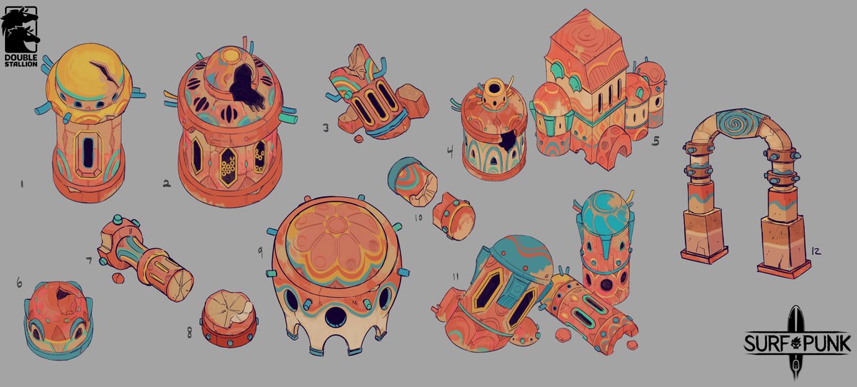 dblstallion's tweet image. It's #WorldArchitectureDay and a big part of Surfpunk is art that slaps consistently. 👏
The environment 🏖 , the atmosphere 😎, the concept art 😩🙏