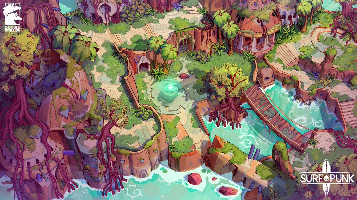 dblstallion's tweet image. It's #WorldArchitectureDay and a big part of Surfpunk is art that slaps consistently. 👏
The environment 🏖 , the atmosphere 😎, the concept art 😩🙏