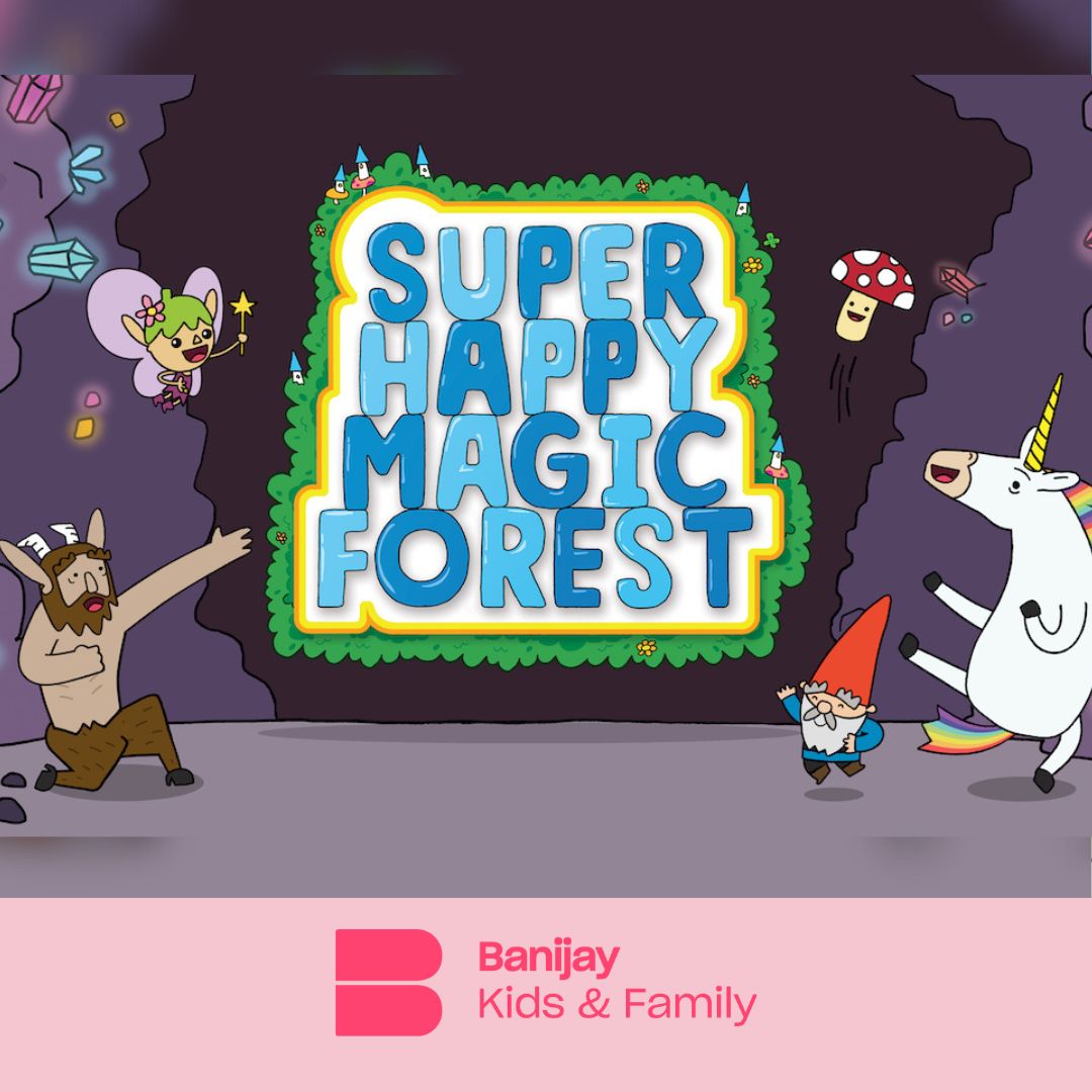 Super Happy Magic Forest launches in the UK today on @CBBC &amp; <a href="/BBCiPlayer/">BBC iPlayer</a>! 🦄🍄🧚🏻‍♀️🌳🧺

Join the brave heroes as they embark on magical quests, filled with picnics, laughs, &amp; of course, frolicking!

Check out the trailer here: bit.ly/3Ycyqnn

@tigeraspectkids #WeAreBanijay