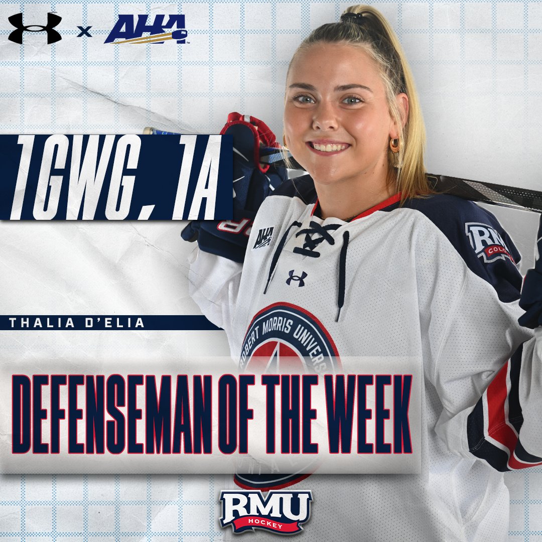 Another week means more awards👀 Congrats to Maggie and Thalia👏

📰: rmucolonials.com/news/2024/10/7…

#BobbyMo #AHA