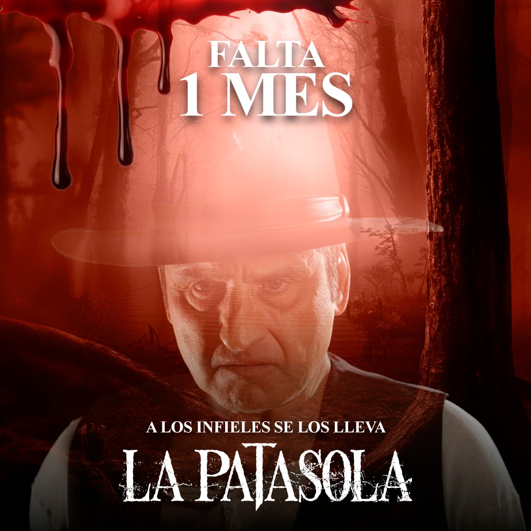 FALTA 1 MES para que #LaPatasola 🔪🩸 busque a los infieles, ¡etiquétalos! 👩👨👹

Protagonizada por <a href="/RobinsonDiazU/">Robinson Diaz</a> <a href="/RAMIROMENESES/">RAMIROMENESES</a>, Valentina Contreras, <a href="/waltherluengas/">walther luengas</a> 

Dirigida por <a href="/trompetero/">Harold Trompetero</a> y <a href="/paulcatanotoro/">Paul Cataño Toro</a>

Estreno 7 de Noviembre en los cines de Colombia 🎬🇨🇴
