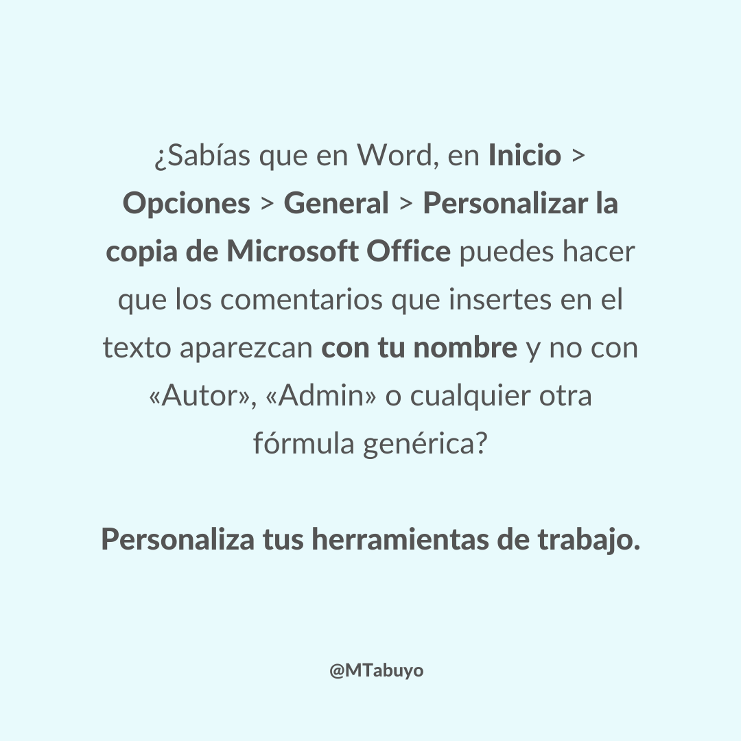 Personaliza tus herramientas de trabajo. 
#corrección
#traducción
#redacción
Para descargar las #tabufichas: cutt.ly/2QZsrLl