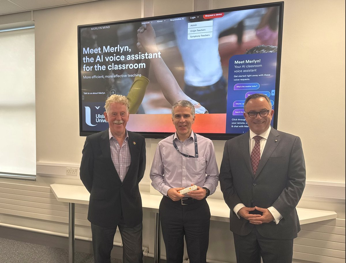 Michael C (@analytics) on Twitter photo Looking forward to piloting @MerlynOrigin from <a href="/MerlynforEDU/">Merlyn for Education</a> at <a href="/UlsterCompEng/">Ulster Uni SCEIS</a>, <a href="/UlsterUni/">Ulster University</a> and exploring the innovative ways it can be used with Generative AI to enhance learning and improve our student experience. <a href="/IanNairn/">Ian Nairn</a>, @jasonmayland with <a href="/Jim_Harkin/">Jim Harkin</a>. Looking forward to piloting @MerlynOrigin from <a href="/MerlynforEDU/">Merlyn for Education</a> at <a href="/UlsterCompEng/">Ulster Uni SCEIS</a>, <a href="/UlsterUni/">Ulster University</a> and exploring the innovative ways it can be used with Generative AI to enhance learning and improve our student experience. <a href="/IanNairn/">Ian Nairn</a>, @jasonmayland with <a href="/Jim_Harkin/">Jim Harkin</a>.