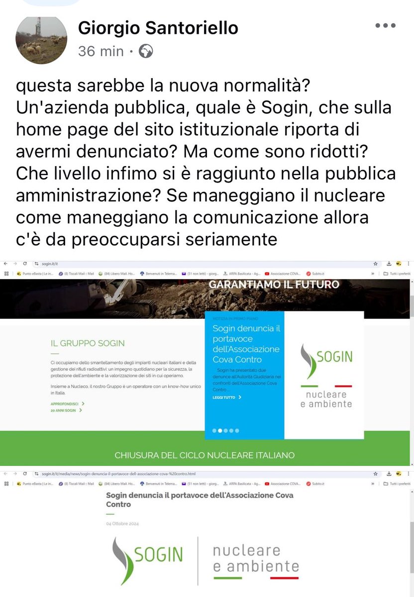 dukana2's tweet photo. L’immenso schifo dei criminali (cromoesavalente ovunque in #Basilicat ) #Sogin 👇@fattoquotidiano @XrItaly @fffitalia @giuliocavalli @stebaraz @Aramcheck76 @UltimaGenerazi1 @ilmanifesto @Ste_Mazzu https://t.co/vIzZ9Cnj3B