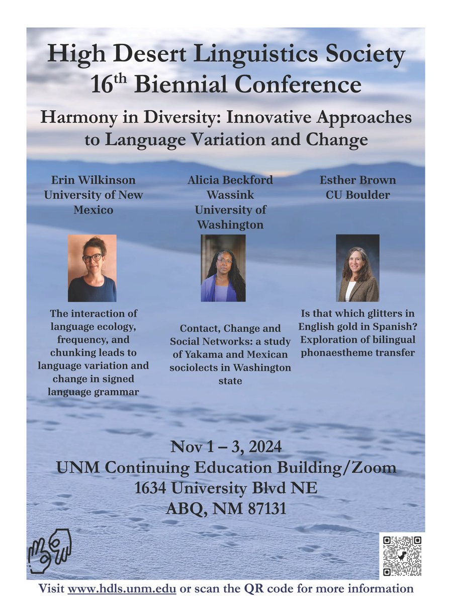 Registration is underway for #hdls16 ! Early bird registration ends on October 11th, so register soon! If you’re presenting, remember to send us your presentation materials before 10/21! Go to HDLS.unm.edu to find out more!
