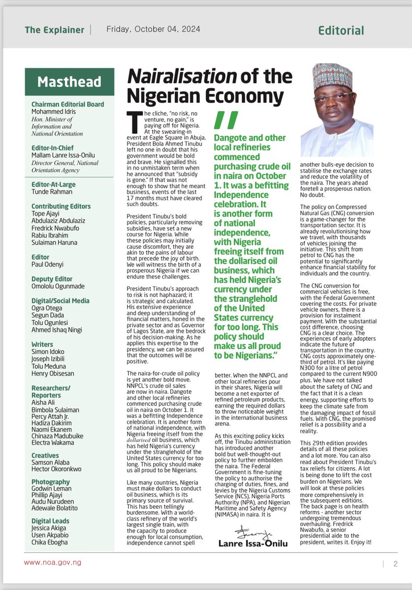 NOA_Nigeria's tweet image. #Explainer 👌