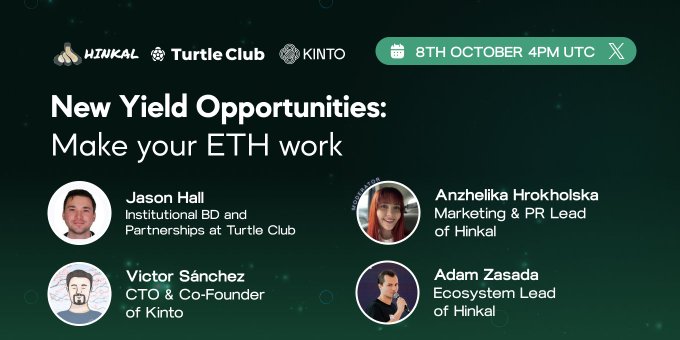 X Spaces AMA: New Yield Opportunities for ETH