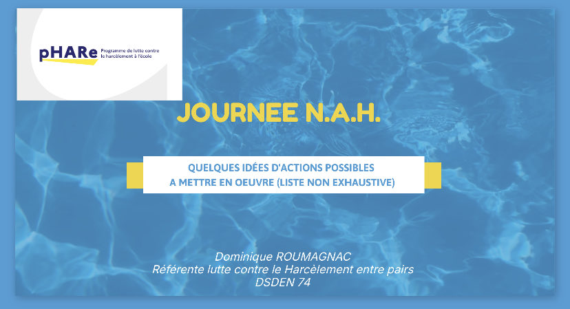 La journée nationale de lutte contre le harcèlement aura lieu le jeudi 7 novembre 2024. Pour mettre en place les 10 heures d’apprentissage annuelles pour les élèves du CP au CM2 ▶️ view.genially.com/66ec1faac29eee…